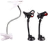 KnowU Gooseneck Bed Phone Holder Mount Flexible Long Arm Clip Clamp for Desk, Nail Practice Hands Bendy Lazy Bracket Bedside Stand......