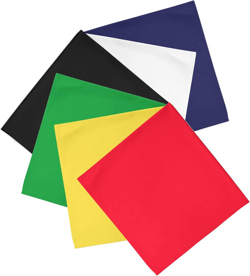Handkerchiefs 6 Pack Premium Cotton Classic Pocket Squares...