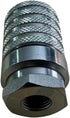 PD222 Series PK Style Steel Test Port and Diagnostic Equipment Quick Coupler with Female Pipe Thread, 1/8" Body Size, 1/8"-27 NPTF Thread Size, 1....