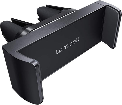 Lamicall Car Vent Phone Mount - Air Vent Clip Holder, Universal Stand Hands Free Cradle Compatible with Cell Phone 14 13 12 Mini 11 Pro Xs Max Xr ...