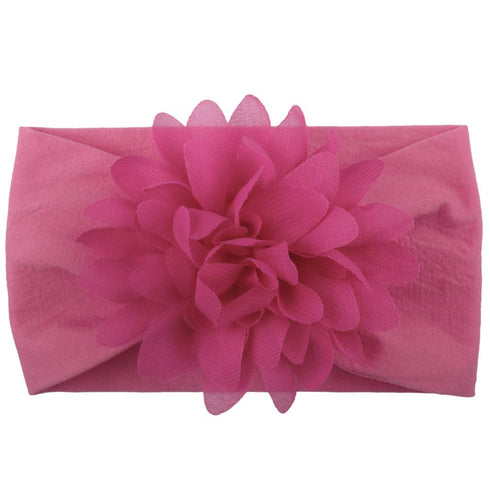 Toptim Baby Head Wrap Chiffon Flowers Newborn Infant Soft Nylon Headbands...