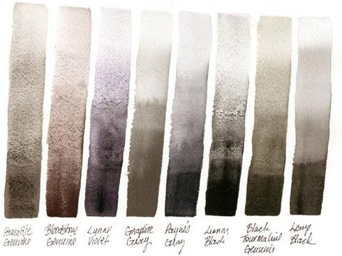 Daniel Smith Extra Fine Watercolor Paint, 15ml Tube, Lunar Black, 284600049, 0.5 Fl Oz (Pack of 1)...