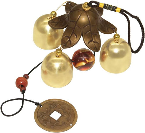 Hooshing Lucky Small Wind Chimes Metal Garden Bells Feng Shui Windchimes for Best Wishes Home Outdoor Garden Patio Hanging Decor Gift for Mother...