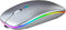 Wireless Bluetooth Mouse,LED Rechargeable Silent Slim Laptop Mouse,Portable(BT5.2+USB Receiver) Dual Mode Computer Mouse for Laptop,Desktop Comput...