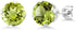 Gem Stone King 925 Sterling Silver Green Peridot Stud Earrings For Women (2.00 Cttw, Gemstone Birthstone, Round 6MM)...