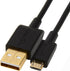 Amazon Basics USB-A to Micro USB Fast Charging Cable, 480Mbps Transfer Speed with Gold-Plated Plugs, USB 2.0, 3 Foot, Black...