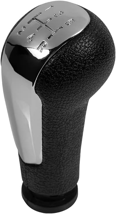 5 Speed Gear Shift Knob Shifter Lever Head for Chevrolet Spark M300 2009 2010 2011 2012 2013 2014 2015 2016 (Chrome 5R Speed)...
