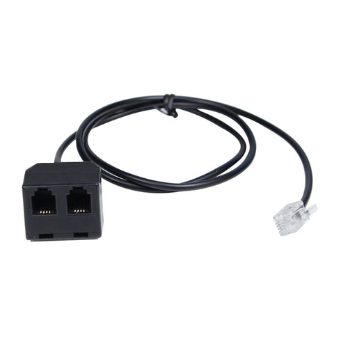 Telephone Training Adapter Y Splitter for RJ9 Headset or Handset Phone Splitter Compatible with Cisco, Yealink, Avaya, Plantronics, Polycom, Shore...