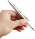 1Pc Sliver Automatic Pencil, Movable Pencil, Propelling Pencil, Stainless Steel Mechanical Pencil, Metal Mechanical Pencils Office Products(1.3mm)...