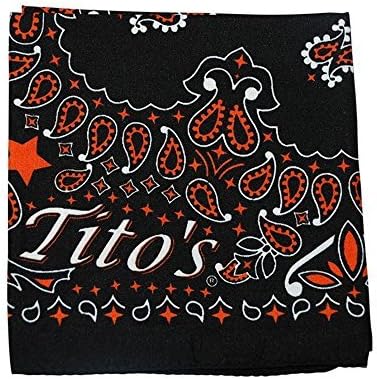 Tito's Handmade Vodka Vodka Bandana, Black...