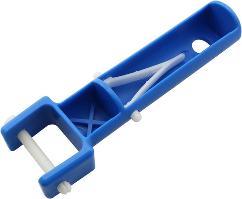 Vacuum Head Handle 2PCS Blue Color Vacuum Pool Brush Handle Universal Replacement Parts with V Clips and Pins for Swimming Pool Spa Vacuum...