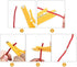 Mini Wire Stripper 3 Pcs Network Wire Stripper Punch Down Cutter for Network Wire Cable, RJ45/Cat5/cat6 Data Cable, Telephone Cable and Computer U...