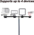 30cm Dual Speedlite Camera Mount Tripod Bracket Flash Extension Bar,10" Dual Tripod Bracket for Camera,LED Video Light,DSLR Camera,Flash Light...