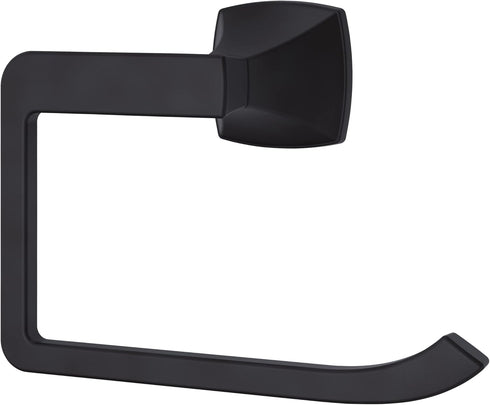 Pfister Venturi Towel Ring, Hand Towel Holder for Bathroom, Wall-Mounted, Screw-In, Matte Black Finish, BRBVNC0B...
