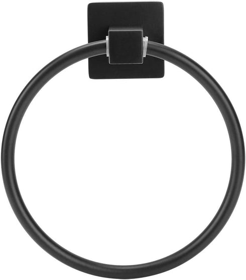 Towel Simple Wall Mounted Kitchen Bathroom Round Towel Rack Holder Hanger Hardware Space Saver...