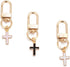 Small Cross Keychain for Women 3pcs Pack White Pink Black Car Keys Ring Accessories Clip Handbag Purse Backpack Pendant Charms-3PCSCROSS...