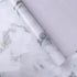 Marble Contact Paper Gray Textured Self-Adhesive PVC Removable Wallpaper for Bathroom Kitchen Countertops Cabinets Furniture (15.7 X 78.7 in Gloss...
