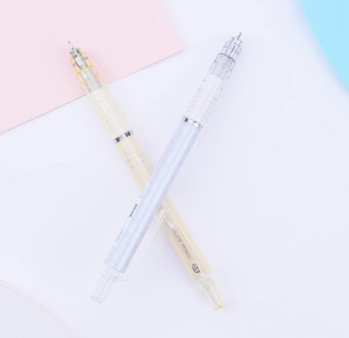 COLNK Mechanical Pencil Set with Lead and Erasers, 6 Cute Drawing Mechanical Pencils 0.5 & 0.7mm, with 4 Tubes of HB Lead Refills and 2 Extra Eras...