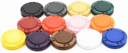 41L Magnetic Coat Buttons 26mm/1” Invisible Hidden Sewing Button Nylon with Magnets Inside for Coat Jacket Suitcase Bag Windbreaker Pajamas FBM Sh...