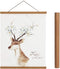 Artmag Magnetic Poster Hanger Frame, 18x24 18x12 18x28 Light Wood Wooden Magnet Canvas Artwork Print Poster Hangers Frames Hanging Kit (Teak Wood,...