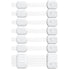 10Pack Child Safety Strap Locks for Fridge, Cabinets, Drawers, Dishwasher, Toilet, Child Proof Safety Locks with 3M Adhesive No Drilling...