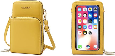 Small Crossbody Bag Cell Phone Purse for Women, Touch Screen Bag Shoulder Handbag Wallet with Credit Card Slots...