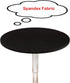 JISEN Cocktail Spandex Round Tablecloth Fitted Stretchable Table Cap 28 Inch A-Black...