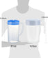 0.63 Gallon/2.4 Litre Plastic Pitcher with Lid BPA-FREE Eco-Friendly Carafes Mix Drinks Water Jug for Hot/Cold Lemonade Juice Beverage Jar Ice Tea...