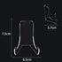 White Small Artwork Display Stand Clear Acrylic Plate Stable Countertop Multi-Functional Holder for Tea Bricks Books Magazines Easels Display Stan...