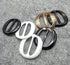 XINGZI 6PCS Plastic Oval Smoothly Fashion Silk Scarf Clips Clasp Ring Scarf Buckle Slides Clothing Ring Wrap Holder for Women Girls Silk Neckerchi...