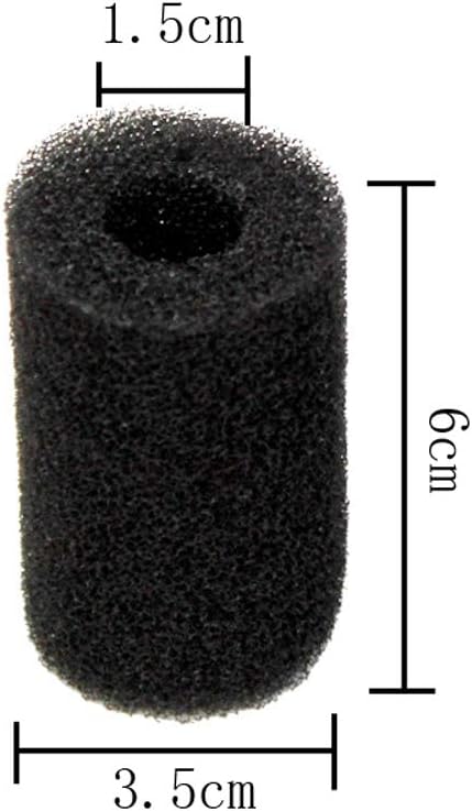 lasenersm 12 Pieces Pool Hose Tail scrubbers High Density Sweep Hose Scrubber Tail Sweeps Scrubber Replacement Pool Pre-Filter Intake Sponge as Po...