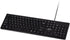 Monoprice Low-Profile Spill-Resistant Silent Keyboard – Membrane Water-Resistant Coating 10 Million Keystrokes - Workstream Collection,Black...