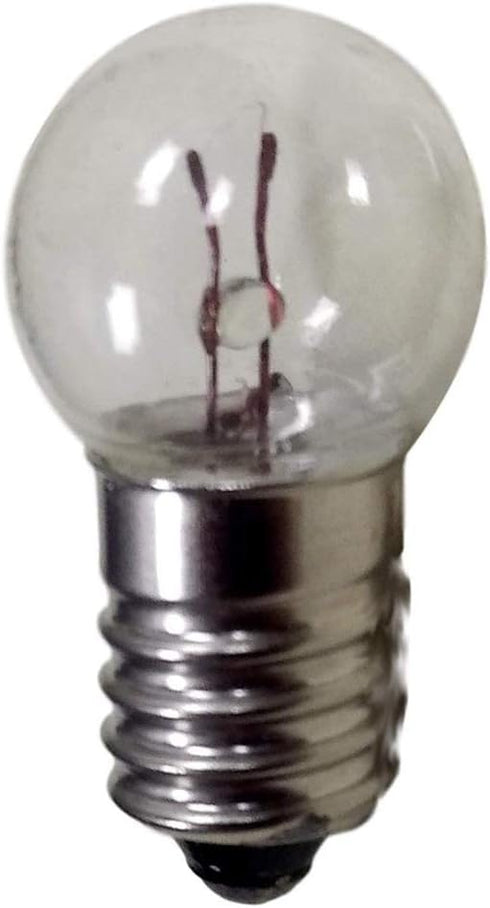 Pack of 50 E10 1.5V 0.3A DC Warm White Miniature Screw Base Bulb Light Bulbs (1.5V)...