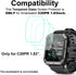 Tempered Glass Screen Protector Compatible with PUREROYI C20PR 1.83” Rugged Smart Watch, 3pcs, 9H...