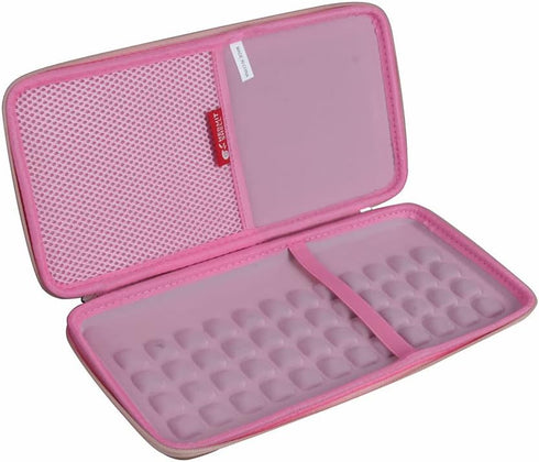 Hermitshell Hard Travel Case for Logitech MX Keys Mini Minimalist Wireless Illuminated Keyboard (Rose Gold + Pink)...