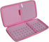 Hermitshell Hard Travel Case for Logitech MX Keys Mini Minimalist Wireless Illuminated Keyboard (Rose Gold + Pink)...