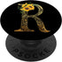 Sunflower Pop Socket Letter R - Phone Case Stand R Popsocket PopSockets PopGrip: Swappable Grip for Phones & Tablets PopSockets Adhesive PopGrip...