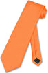 Vesuvio Napoli NeckTie Solid ORANGE Color Men's Neck Tie...