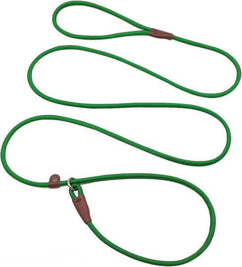 MayPaw Slip Lead Control Leash for Dogs No Pull, 13+ Colors Classic Dog Leash 7FT Pet Slip Leash, 1/4” Rope Leash for Small Medium Animals dark gr...