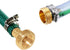 Hooshing 2PCS Garden Hose Connector 3/8" Barb x 3/4" Male GHT Thread Brass Water Hose End Mender Repair Kit with Stainless Clamps...