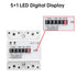 Electric Meter, KWh Meter, Single Phase 4P LED DIN-rail Electricity Power Consumption Wattmeter Energy Meter, 10-40A...