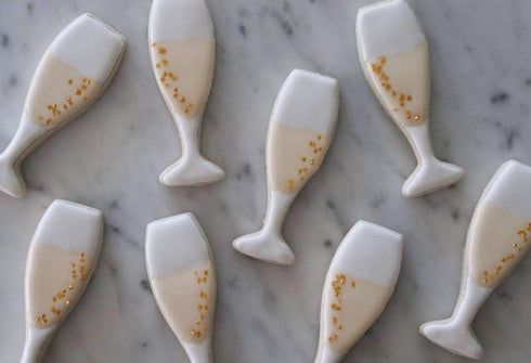 Champagne Glass Cookie Cutter, 4.25" Made in USA by Ann Clark...