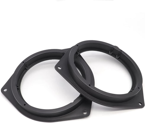 6.5" Aftermarket Plastic Black Speaker Adapter. Fitted for Toyota Avalon, Corolla, Highlander, Prius, RAV, Solara, Tacoma, Venza, Yaris, Crown, Re...
