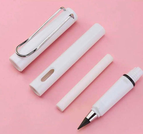 EC 5 Pcs Inkless Eternal Pencils, Everlasting Infinity Pencil with Eraser, Eternal Pencil For School Office for Writing, Sketch, Drawing(5 Pencils...