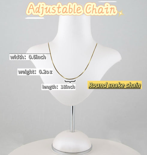 Choker Necklaces for Woman,18K Gold Plated Gold Choker Necklaces for Woman, Titanium Steel Snake Necklace, Minimalist Jewelry for Women, gifts for...