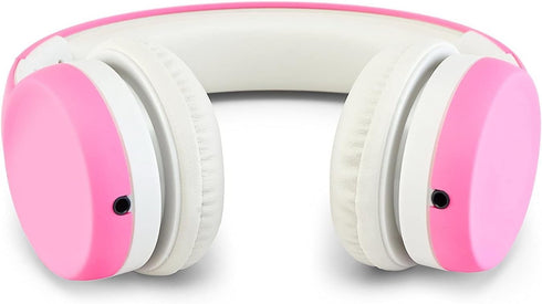 Children Kids Children's Volume Limited Headphones for Kids Foldable (Pink)...