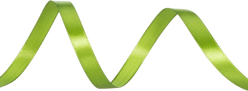 ATRBB 3/8 Inch Lime Green Satin Ribbon, 50 Yards Solid Fabric Ribbon for Gift Wrapping, Bouquets, Wedding and Home Decor, 25 Yards/roll x 2 Rolls...