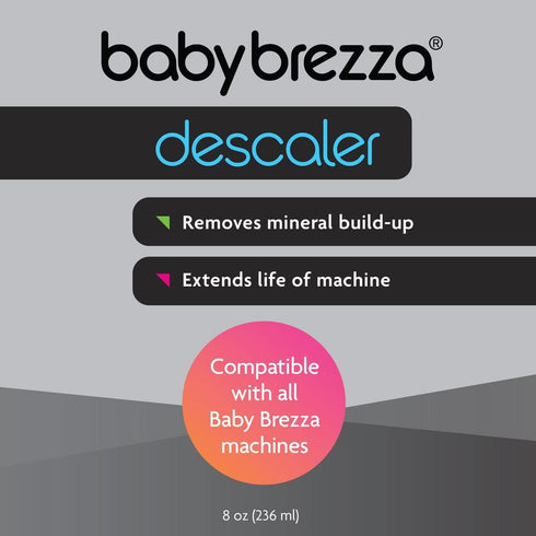 Baby Brezza Descaler 8 oz. Made in USA. Universal Descaling Solution for Baby Brezza and other baby appliances. Removes mineral build-up and exten...