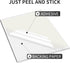 10 Packs Vinyl Siding Repair Kit, White Durable Self-Adhesive Vinyl Siding Patch Cut to Fit Freestyle Cover Any Cracks, Holes, or Blemishes on PVC...