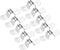 uxcell U Shaped Conduit Clamp Saddle Strap Tube Pipe Clip Stainless Steel M10 10Pcs...